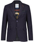 Navy Small Check Blazer